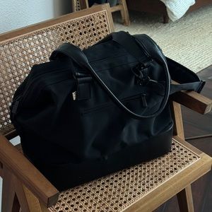 Beis Black The Weekender Bag